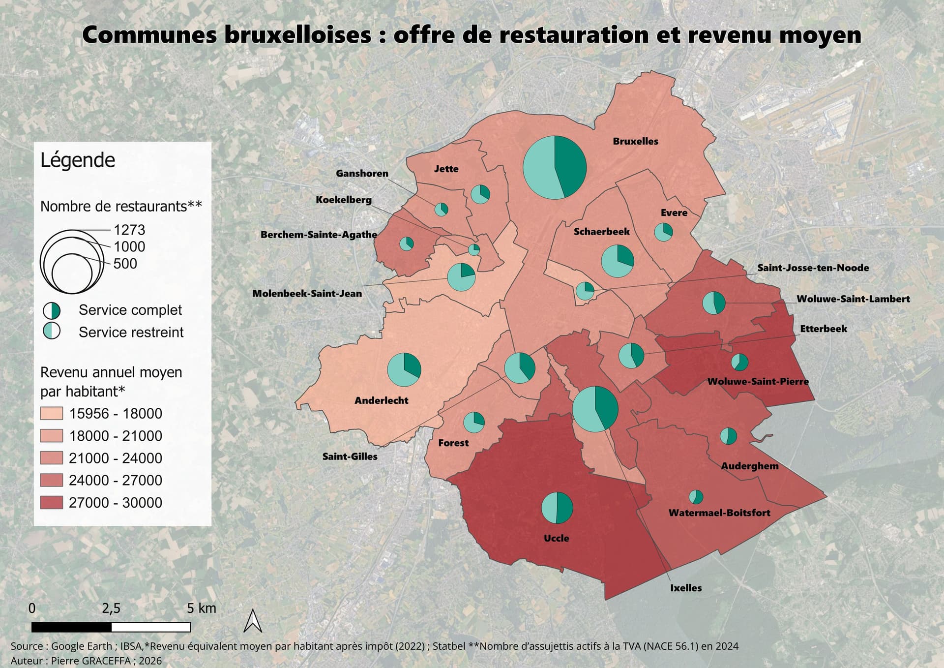 Peut-on lire certaines inégalités sociales dans la géographie des restaurants ?